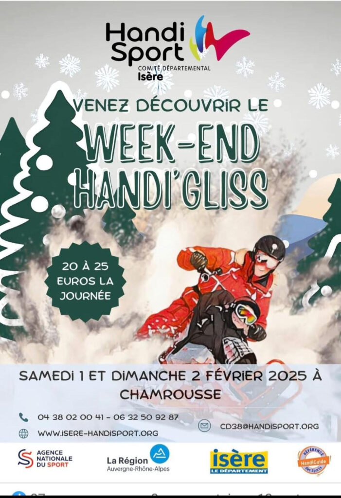 Week-end Handi'Gliss à Chamrousse